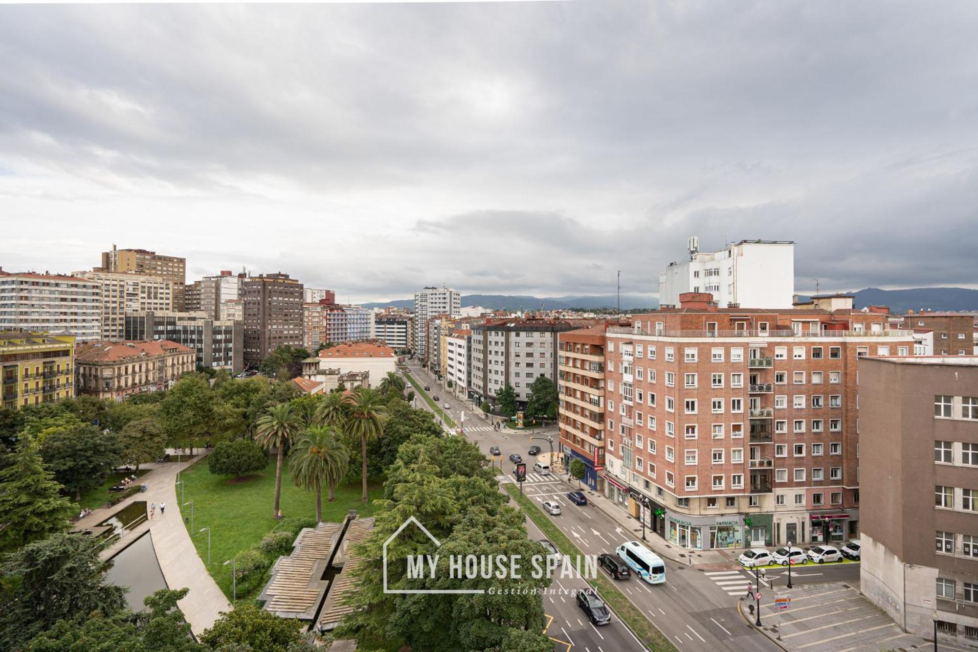 Myhousespain - Amplio Apartamento Con Vistas En Pleno Centro Gijón Exterior foto
